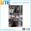 Traktion Vvvf Circular Panorama Passagier Aufzug mit horizontalen Drehen